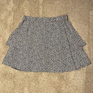 Madewell floral skirt